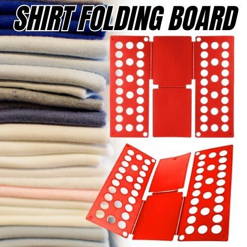 Clothes Folder Kids Folding Board Laundry Organizer T-Shirt Fast Fold Children