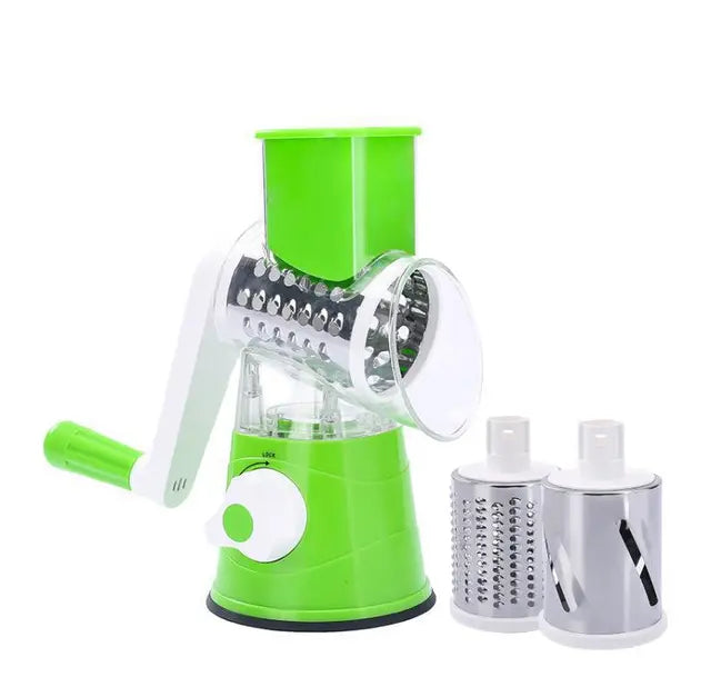 Manual Rotary Cheese Grater for Vegetable Cutter Potato Slicer Mandoline Multifunctional Vegetable Chopper Kitchen Accessories